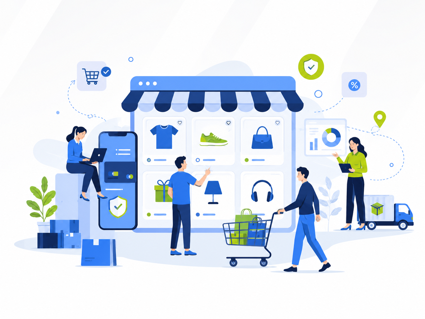 E-Commerce Platform illustration