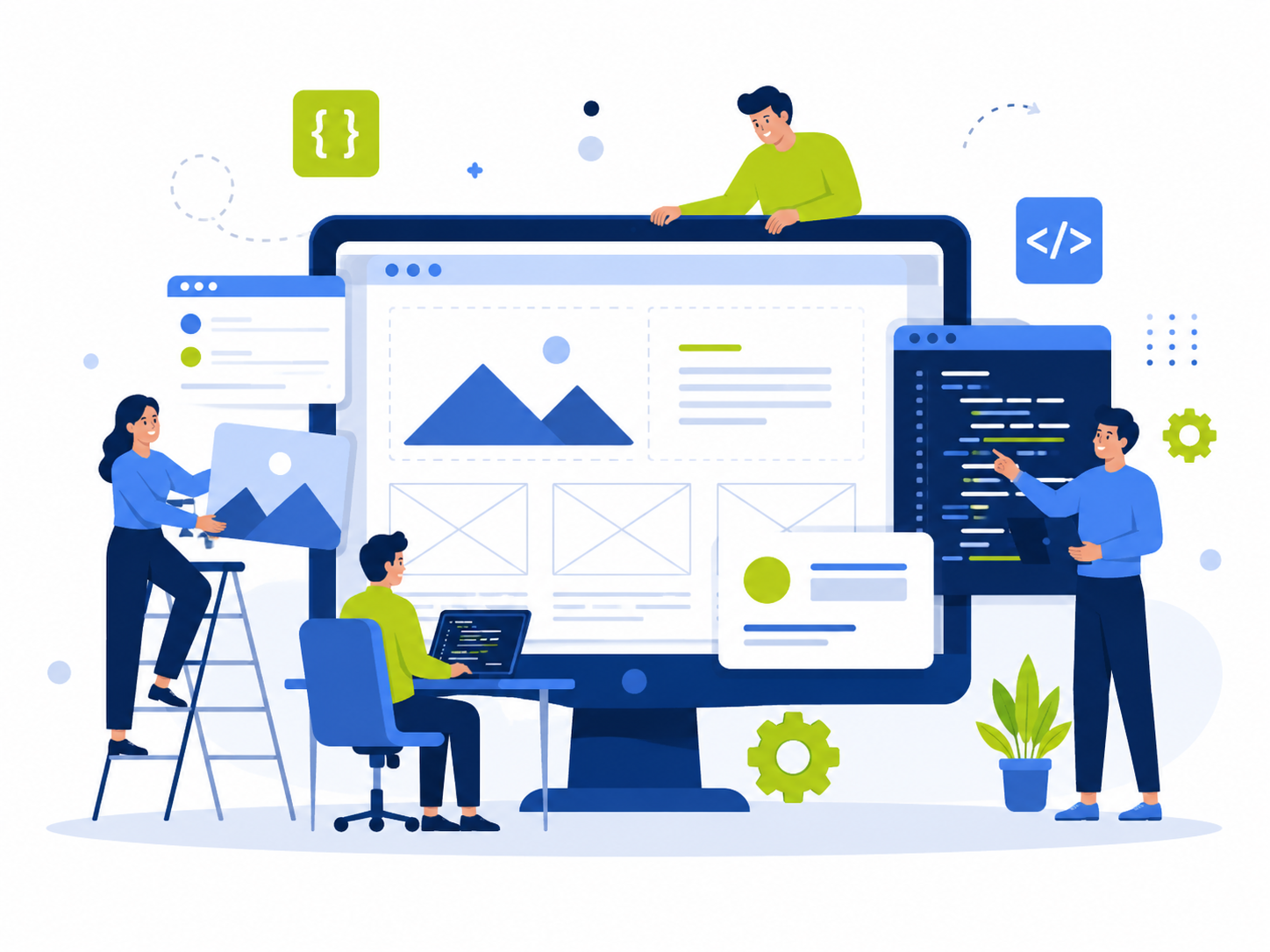 Web Design illustration